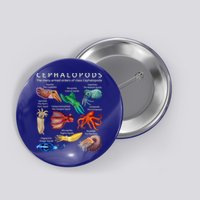 The Cephalopod: Octopus, Squid, Cuttlefish, And Nautilus Button