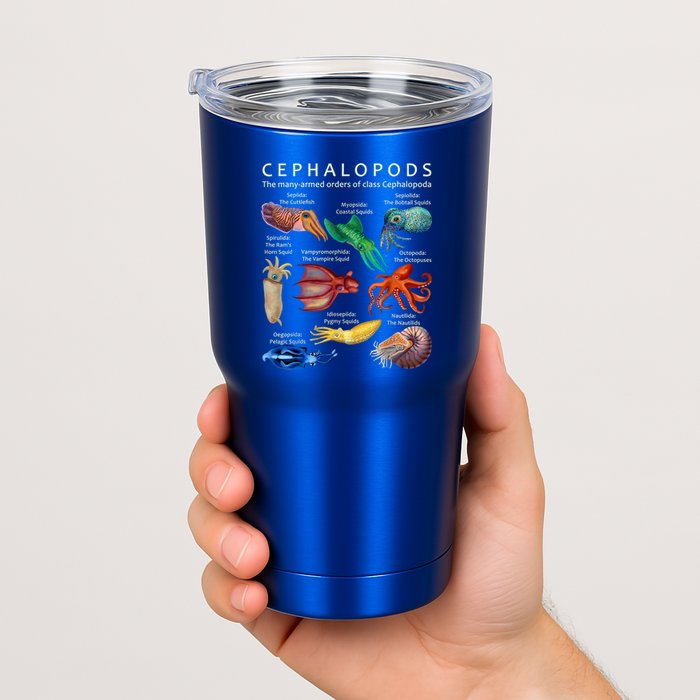 The Cephalopod: Octopus, Squid, Cuttlefish, And Nautilus Tumbler