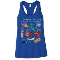 The Cephalopod: Octopus, Squid, Cuttlefish, And Nautilus Women's Racerback Tank