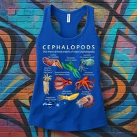 The Cephalopod: Octopus, Squid, Cuttlefish, And Nautilus Womens Tank Top