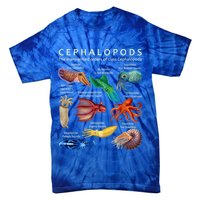 The Cephalopod: Octopus, Squid, Cuttlefish, And Nautilus Tie-Dye T-Shirt