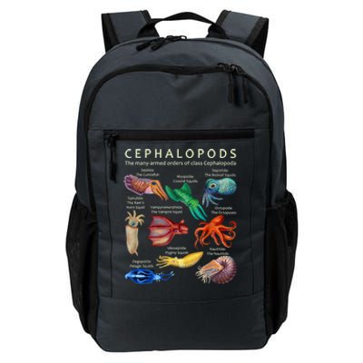 The Cephalopod: Octopus, Squid, Cuttlefish, And Nautilus Daily Commute Backpack