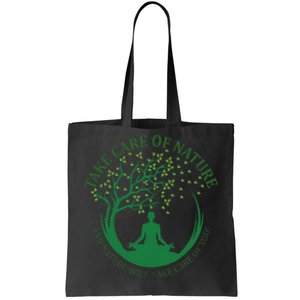 Take Care Of Nature David Attenborough Save Earth Yoga Tote Bag