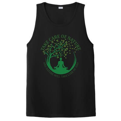 Take Care Of Nature David Attenborough Save Earth Yoga PosiCharge Competitor Tank