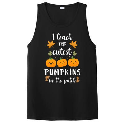 Teach Cutest Pumpkins Patch Halloween Kindergarten Teacher Gift PosiCharge Competitor Tank