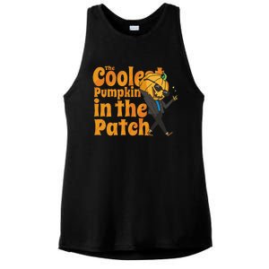 The Coolest Pumpkin In The Patch Pumpkin Halloween Ladies PosiCharge Tri-Blend Wicking Tank