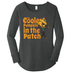 The Coolest Pumpkin In The Patch Pumpkin Halloween Women's Perfect Tri Tunic Long Sleeve Shirt