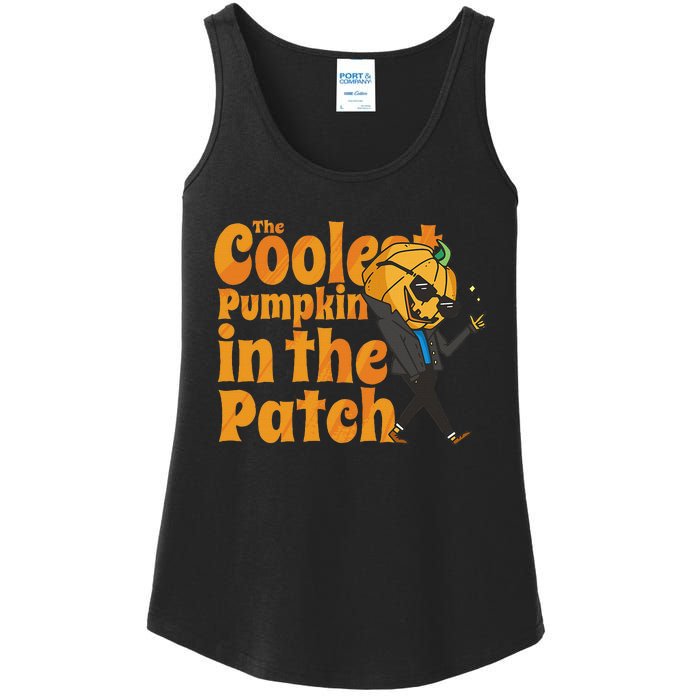 The Coolest Pumpkin In The Patch Pumpkin Halloween Ladies Essential Tank