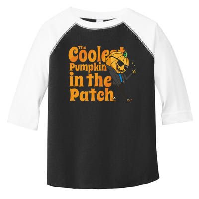 The Coolest Pumpkin In The Patch Pumpkin Halloween Toddler Fine Jersey T-Shirt