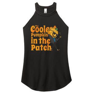 The Coolest Pumpkin In The Patch Pumpkin Halloween Women's Perfect Tri Rocker Tank