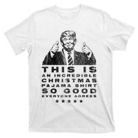 Trump Christmas Pajama So Good Everyone Agrees T-Shirt