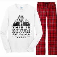 Trump Christmas Pajama So Good Everyone Agrees Long Sleeve Pajama Set