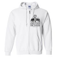 Trump Christmas Pajama So Good Everyone Agrees Full Zip Hoodie