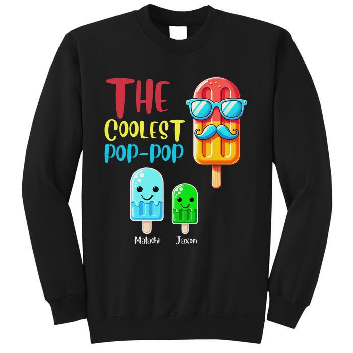 The Coolest Pop Pop Ice Treat Design Sweatshirt