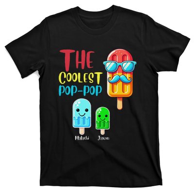 The Coolest Pop Pop Ice Treat Design T-Shirt