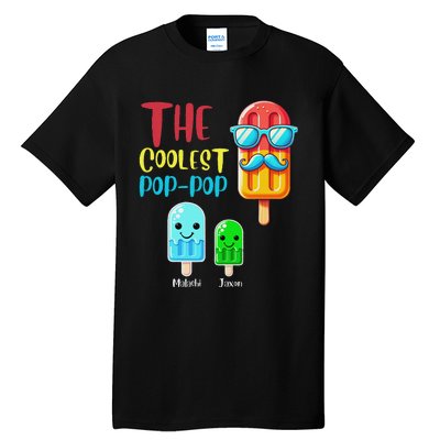 The Coolest Pop Pop Ice Treat Design Tall T-Shirt