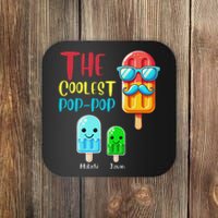 The Coolest Pop Pop Ice Treat Design Coaster