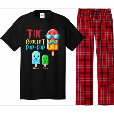 The Coolest Pop Pop Ice Treat Design Pajama Set