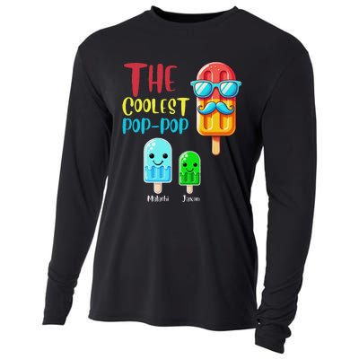 The Coolest Pop Pop Ice Treat Design Cooling Performance Long Sleeve Crew