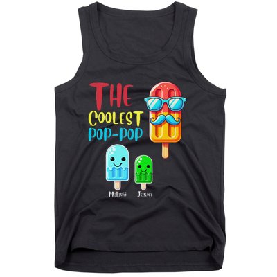 The Coolest Pop Pop Ice Treat Design Tank Top