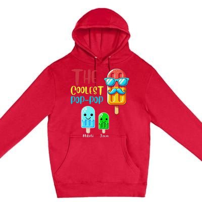 The Coolest Pop Pop Ice Treat Design Premium Pullover Hoodie