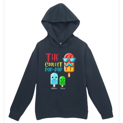 The Coolest Pop Pop Ice Treat Design Urban Pullover Hoodie