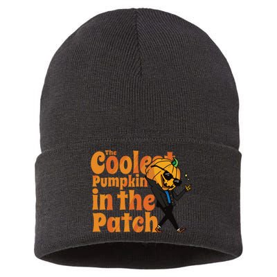 The Coolest Pumpkin In The Patch Kids Boy Pumpkin Halloween Sustainable Knit Beanie