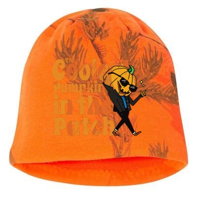 The Coolest Pumpkin In The Patch Kids Boy Pumpkin Halloween Kati - Camo Knit Beanie