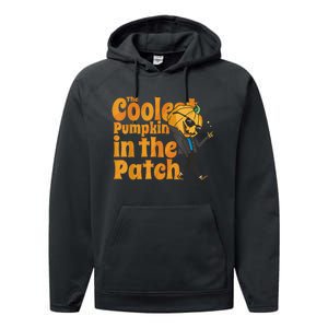 The Coolest Pumpkin In The Patch Kids Pumpkin Halloween Performance Fleece Hoodie