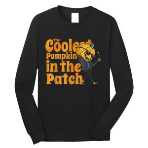 The Coolest Pumpkin In The Patch Kids Pumpkin Halloween Long Sleeve Shirt