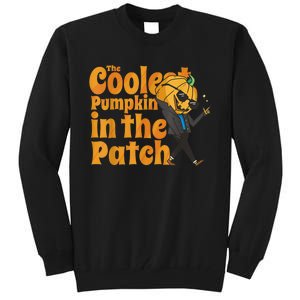 The Coolest Pumpkin In The Patch Kids Pumpkin Halloween Tall Sweatshirt