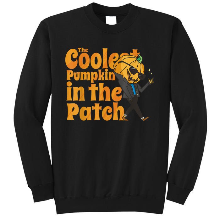 The Coolest Pumpkin In The Patch Kids Pumpkin Halloween Tall Sweatshirt