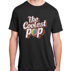 T Coolest Pop Funny Fathers Day Cool Dad Joke Adult ChromaSoft Performance T-Shirt