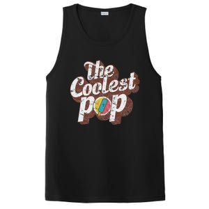 T Coolest Pop Funny Fathers Day Cool Dad Joke PosiCharge Competitor Tank