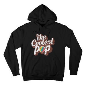 T Coolest Pop Funny Fathers Day Cool Dad Joke Tall Hoodie