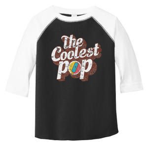 T Coolest Pop Funny Fathers Day Cool Dad Joke Toddler Fine Jersey T-Shirt