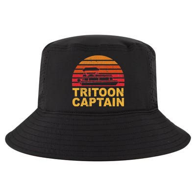 Tritoon Captain Pontoon Captain Tri Toon Boating Cool Comfort Performance Bucket Hat