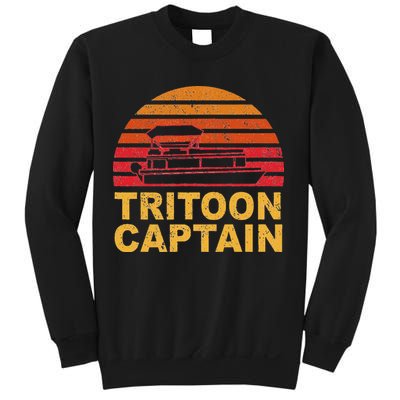 Tritoon Captain Pontoon Captain Tri Toon Boating Sweatshirt