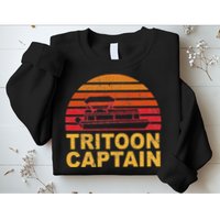 Tritoon Captain Pontoon Captain Tri Toon Boating Sweatshirt