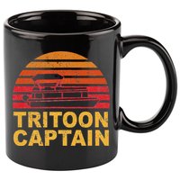 Tritoon Captain Pontoon Captain Tri Toon Boating 11oz C Handle Ceramic Mug