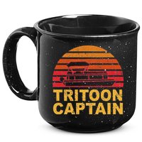Tritoon Captain Pontoon Captain Tri Toon Boating 15oz Campfire Ceramic Mug