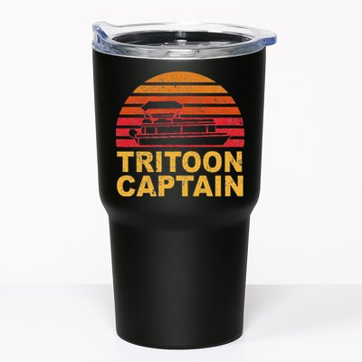 Tritoon Captain Pontoon Captain Tri Toon Boating Tumbler