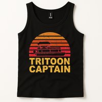 Tritoon Captain Pontoon Captain Tri Toon Boating Tank Top