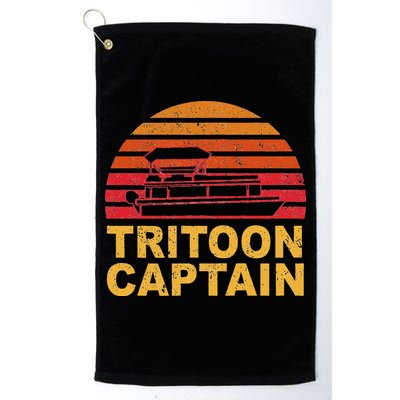 Tritoon Captain Pontoon Captain Tri Toon Boating Golf Towel