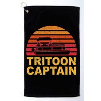 Tritoon Captain Pontoon Captain Tri Toon Boating Golf Towel