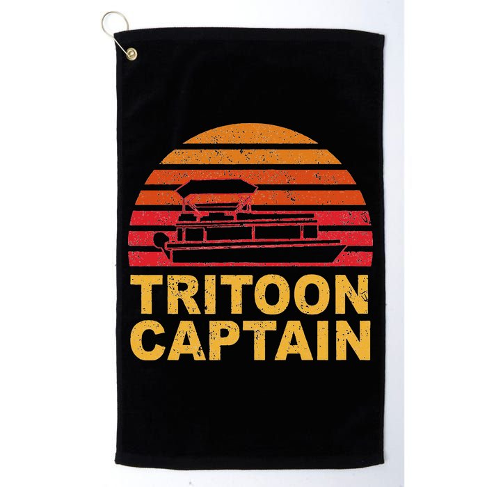 Tritoon Captain Pontoon Captain Tri Toon Boating Golf Towel