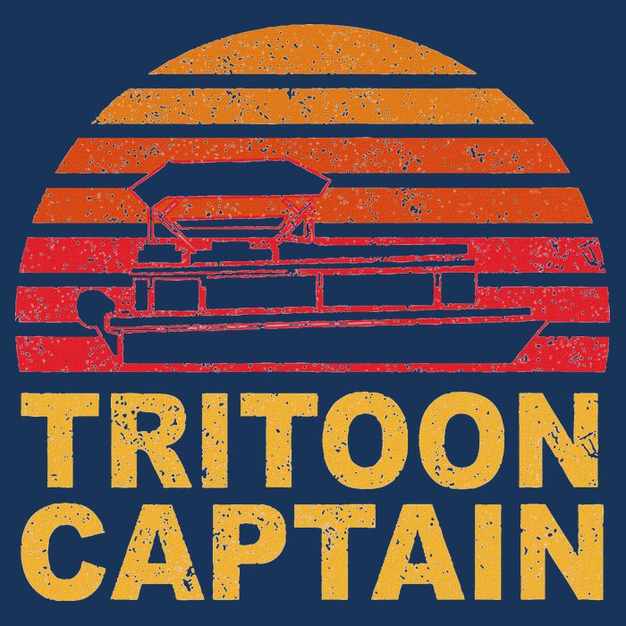 Tritoon Captain Pontoon Captain Tri Toon Boating Infant Baby Jersey Bodysuit