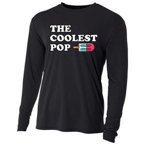 The Coolest Pop Funny Father's Day For Grandpa Cooling Performance Long Sleeve Crew