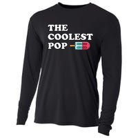 The Coolest Pop Funny Father's Day For Grandpa Cooling Performance Long Sleeve Crew