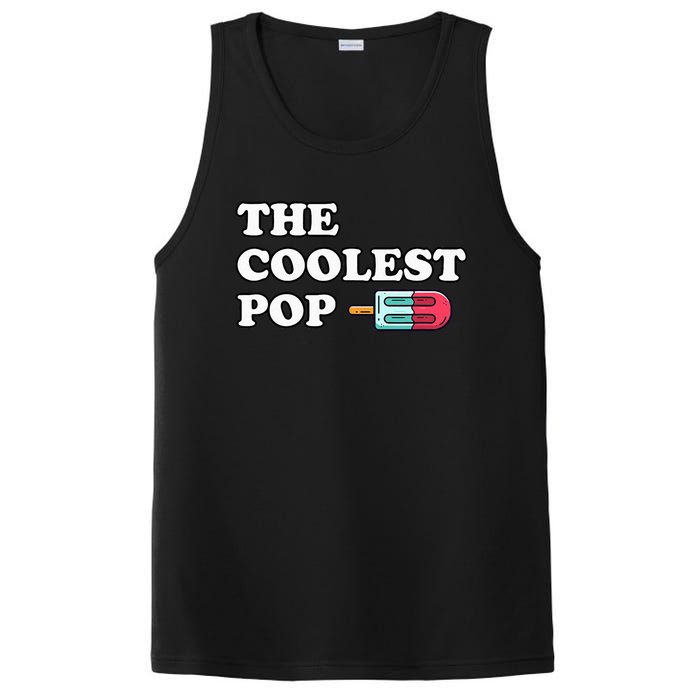 The Coolest Pop Funny Father's Day For Grandpa PosiCharge Competitor Tank